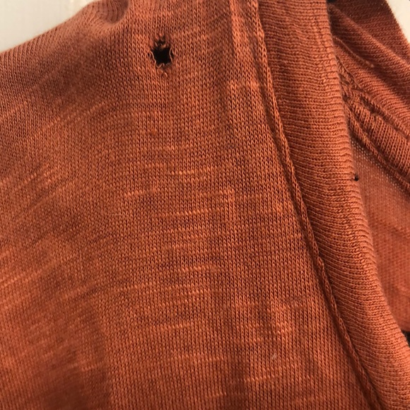 Slouchy Burnt orange t - Picture 3 of 6